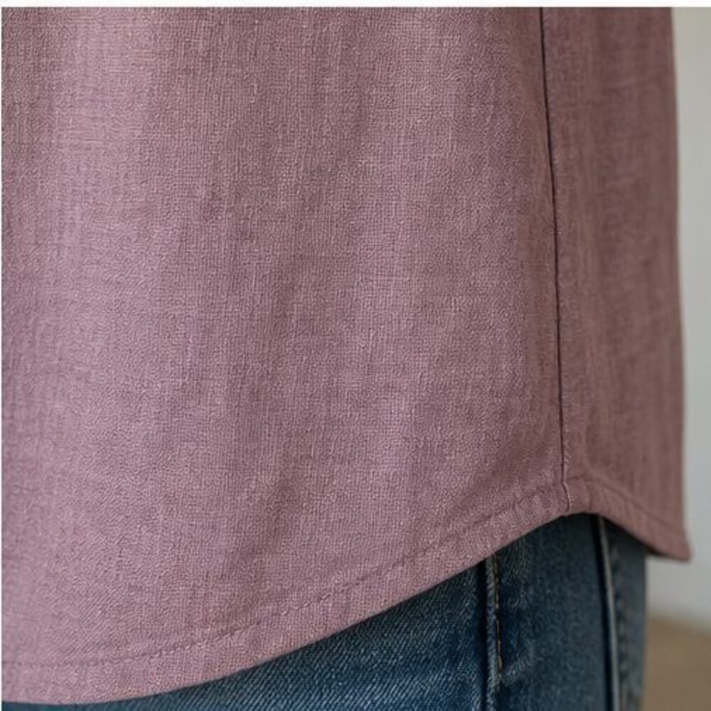 Mauve Ruffle Blouse - Picture 6 of 6